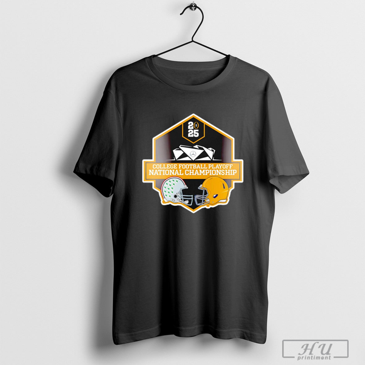 Ohio State Vs Notre Dame 2025 Cfp National Championship Game Helmets Shirt