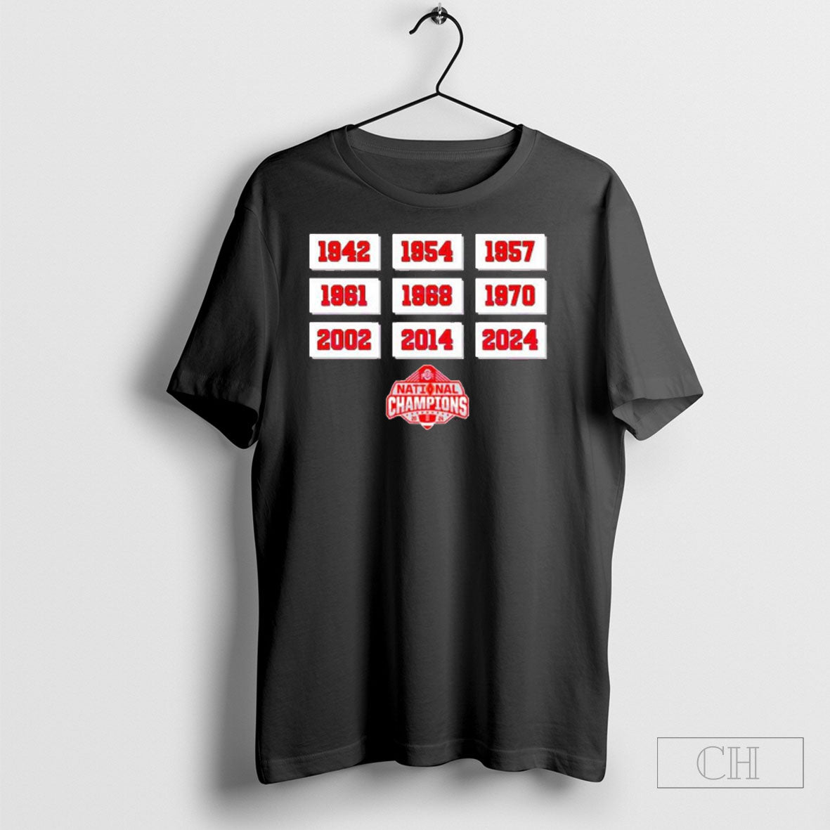 Ohio State Buckeyes Glory Years 9x National Champions Shirt