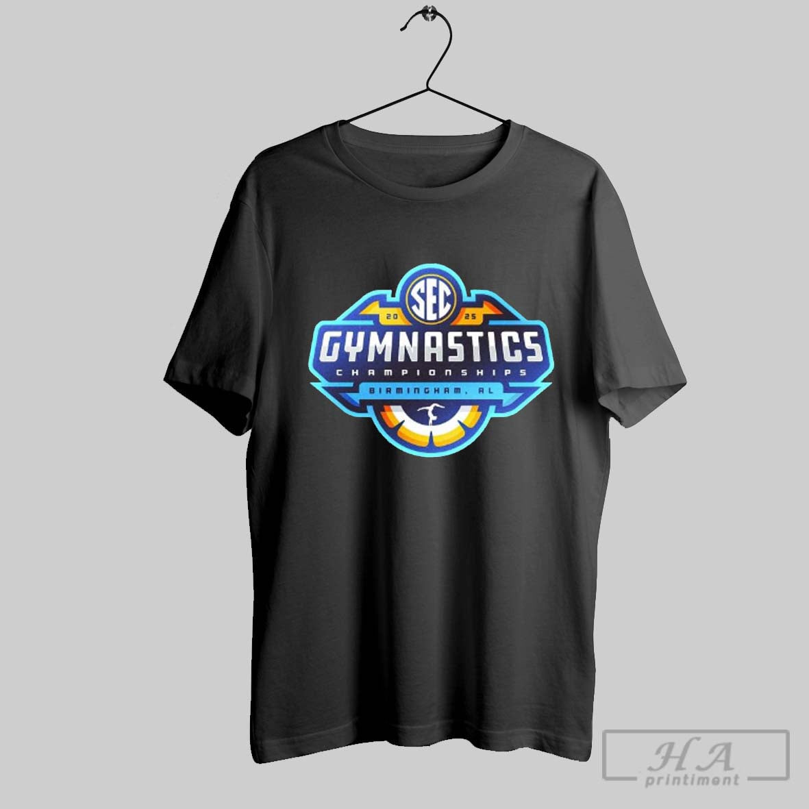 Official Sec Gymnastics Championship 2025 Birmingham Al Logo Graphic T Shirt