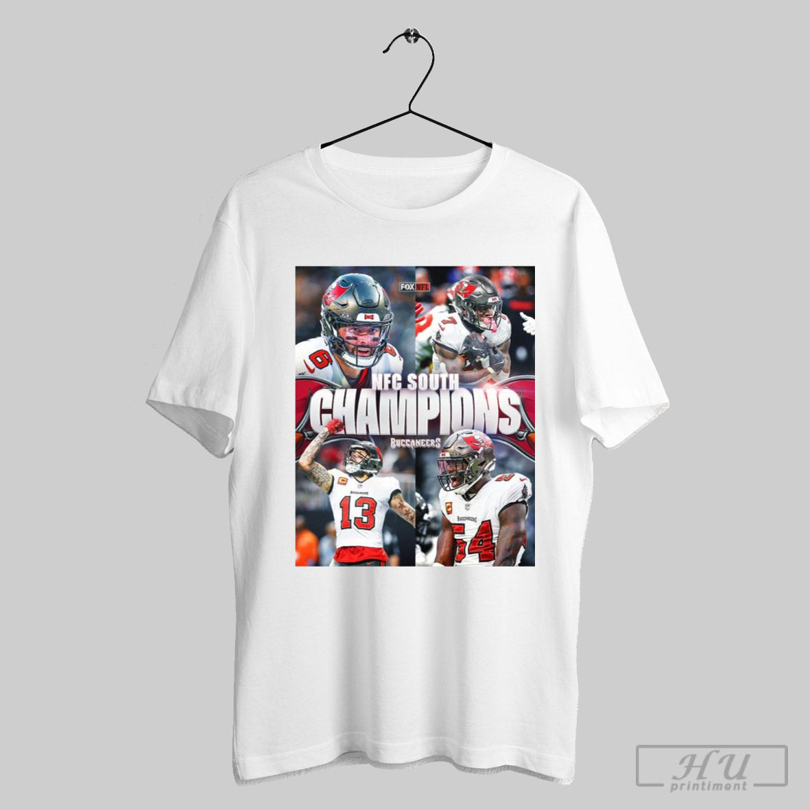 Official Poster Tampa Bay Buccaneers Nfc South Champions For The Fourth Straight Season Fox Nfl Football T Shirt