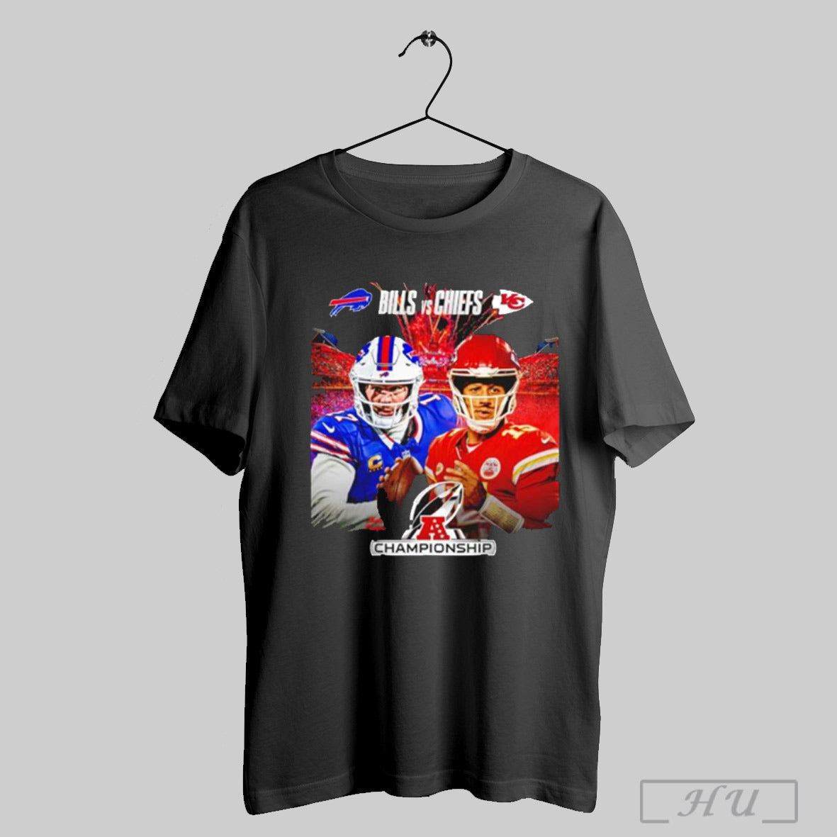 Buffalo Bills Allen Vs Kc Chiefs Mahomes Afc Championship T Shirt Sweatshirt Poster