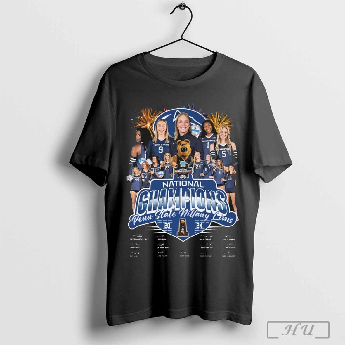 Penn State Nittany Lions Womens Basketball 2024 National Champions Signatures