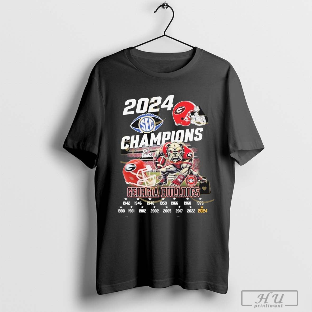 2024 Champions Georgia Bulldogs Go Dawgs T Shirt
