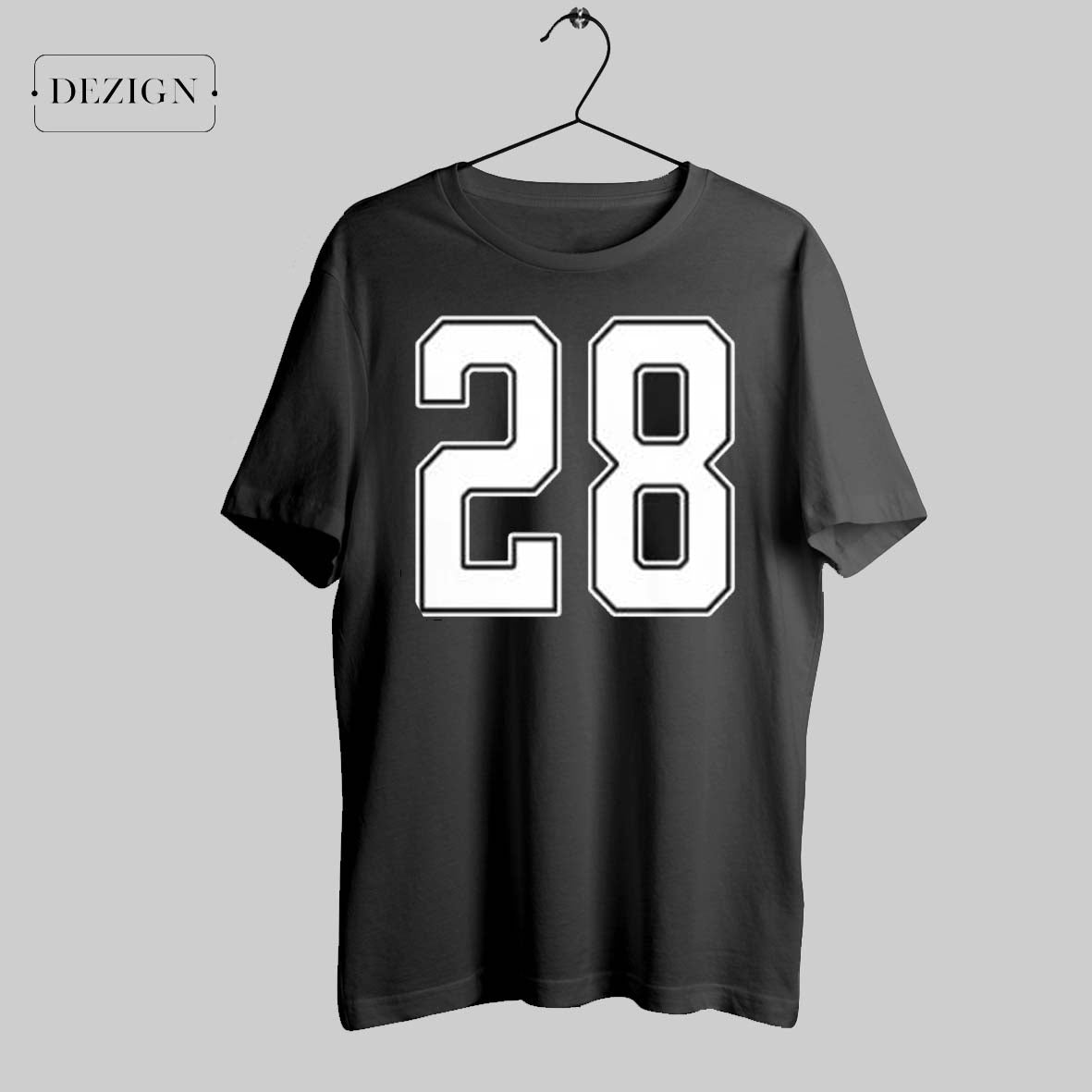 28 Years Old Jersey Number 28 Mens T Shirt