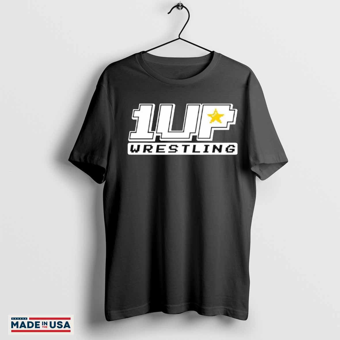 1UP Wrestling logo shirt