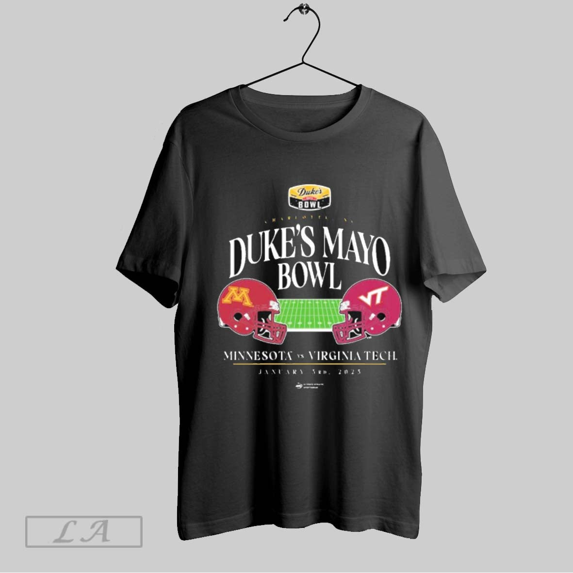 2025 Dukes Mayo Bowl Minnesota Golden Gophers Head To Head Virginia Tech Hokies Championship Matchup T Shirts