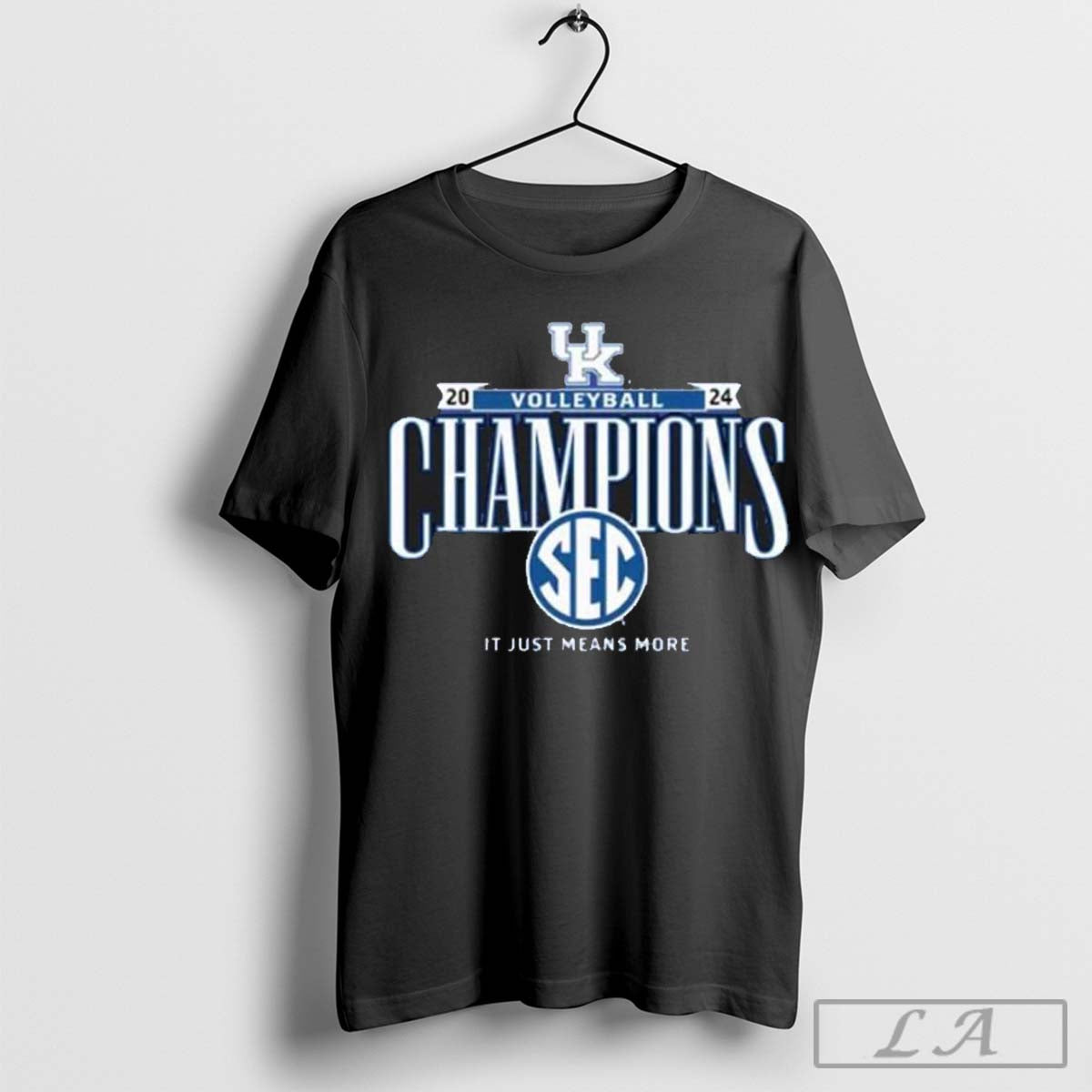 Royal Kentucky Wildcats 2024 SEC Volleyball Regular Season Champions Locker Room Shirt