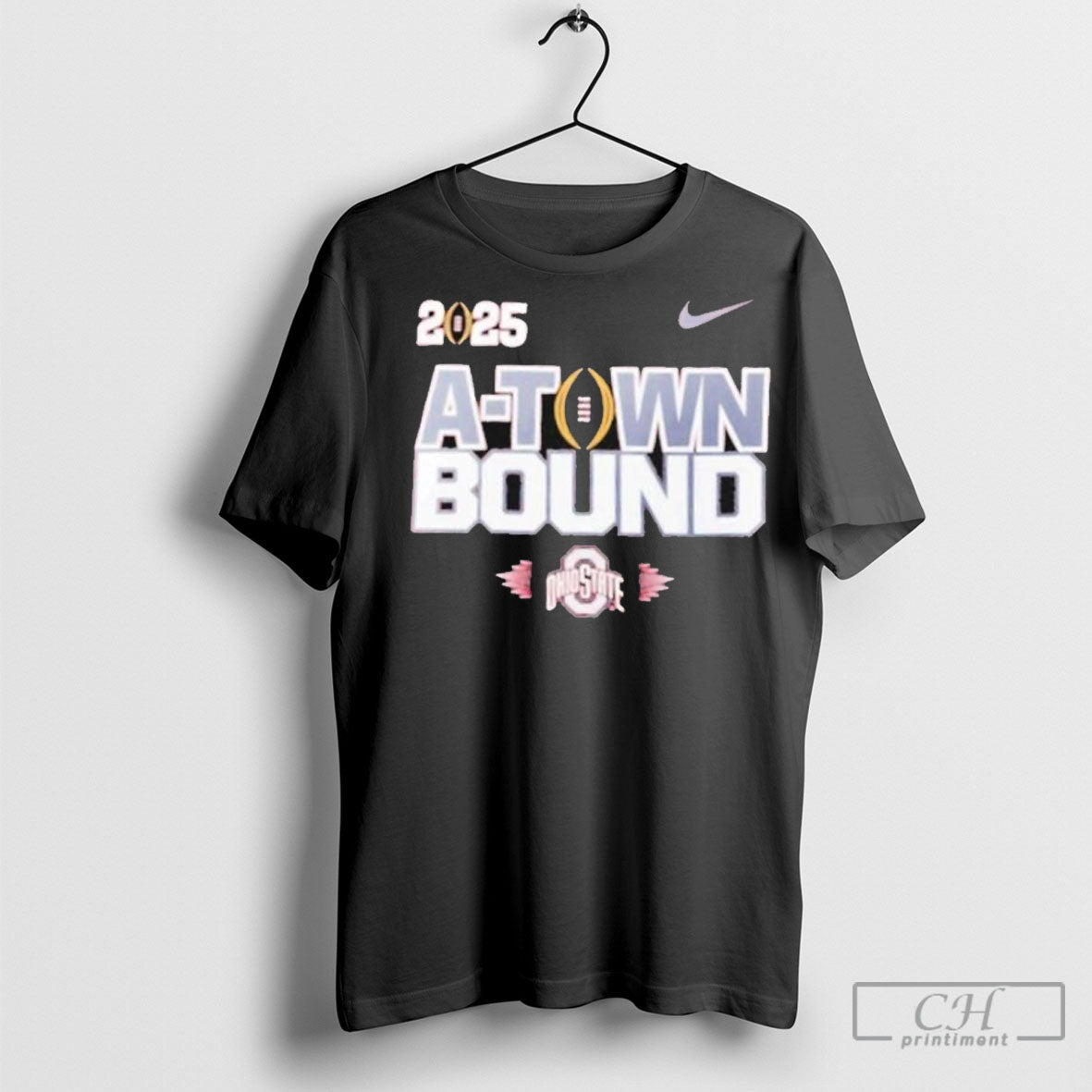 Ohio State Buckeyes College Football Playoff 2025 National Championship Game A Town Bound T Shirt