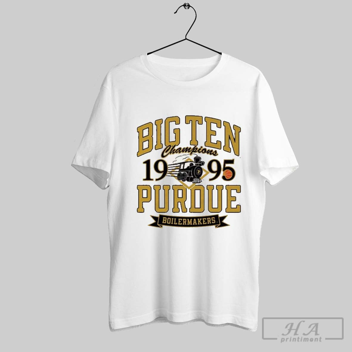 Purdue Boilermakers Mens Basketballs 1995 Big Ten Championship T Shirt