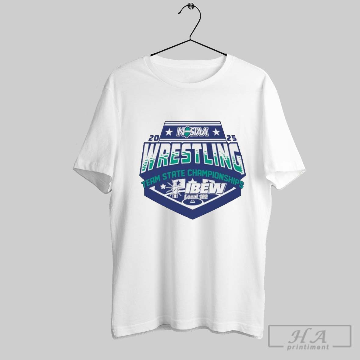 2025 Njsiaa Wrestling Team State Championships Merch Shirt