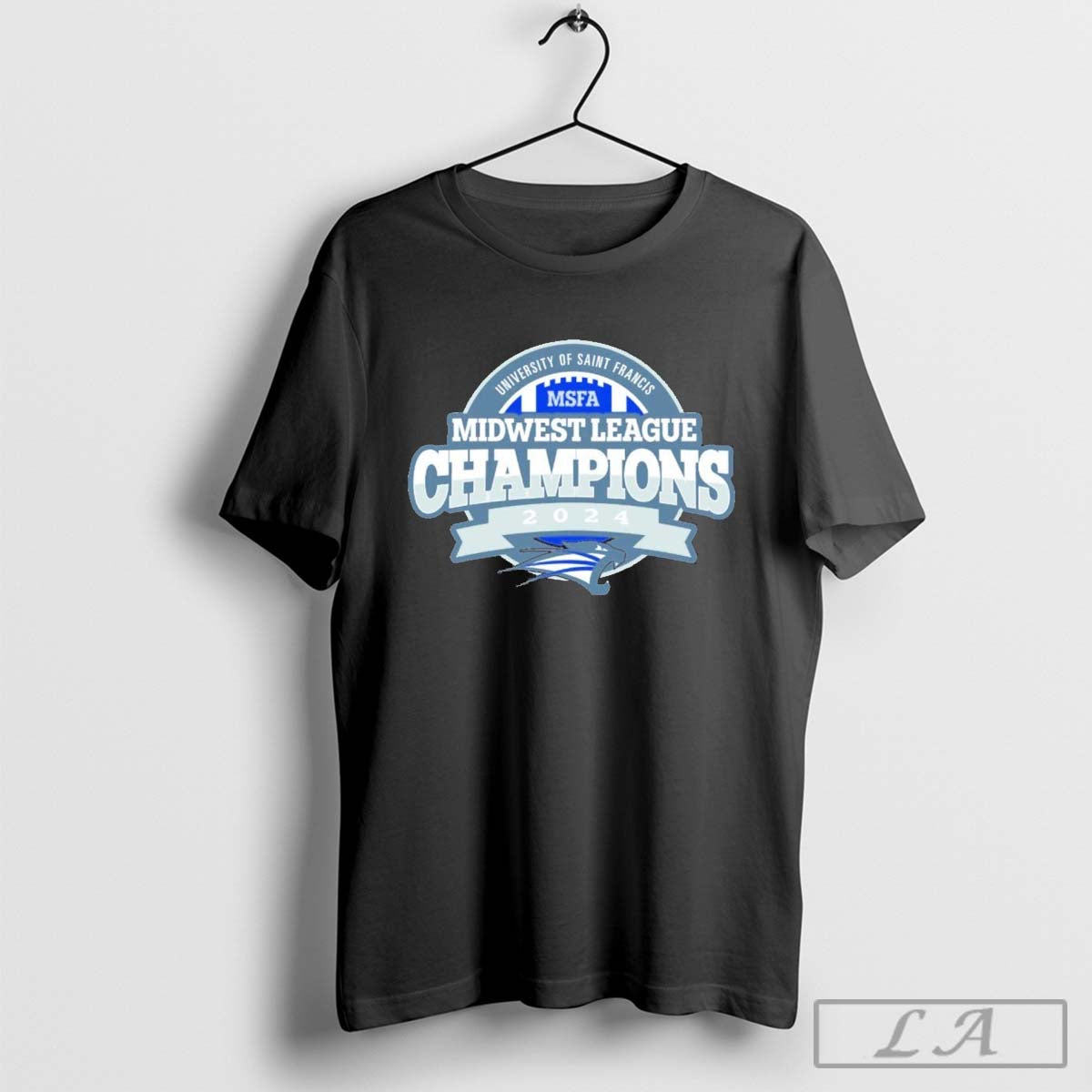 Official University of Saint Francis MSFA Midwest League Champions 2024 Shirt