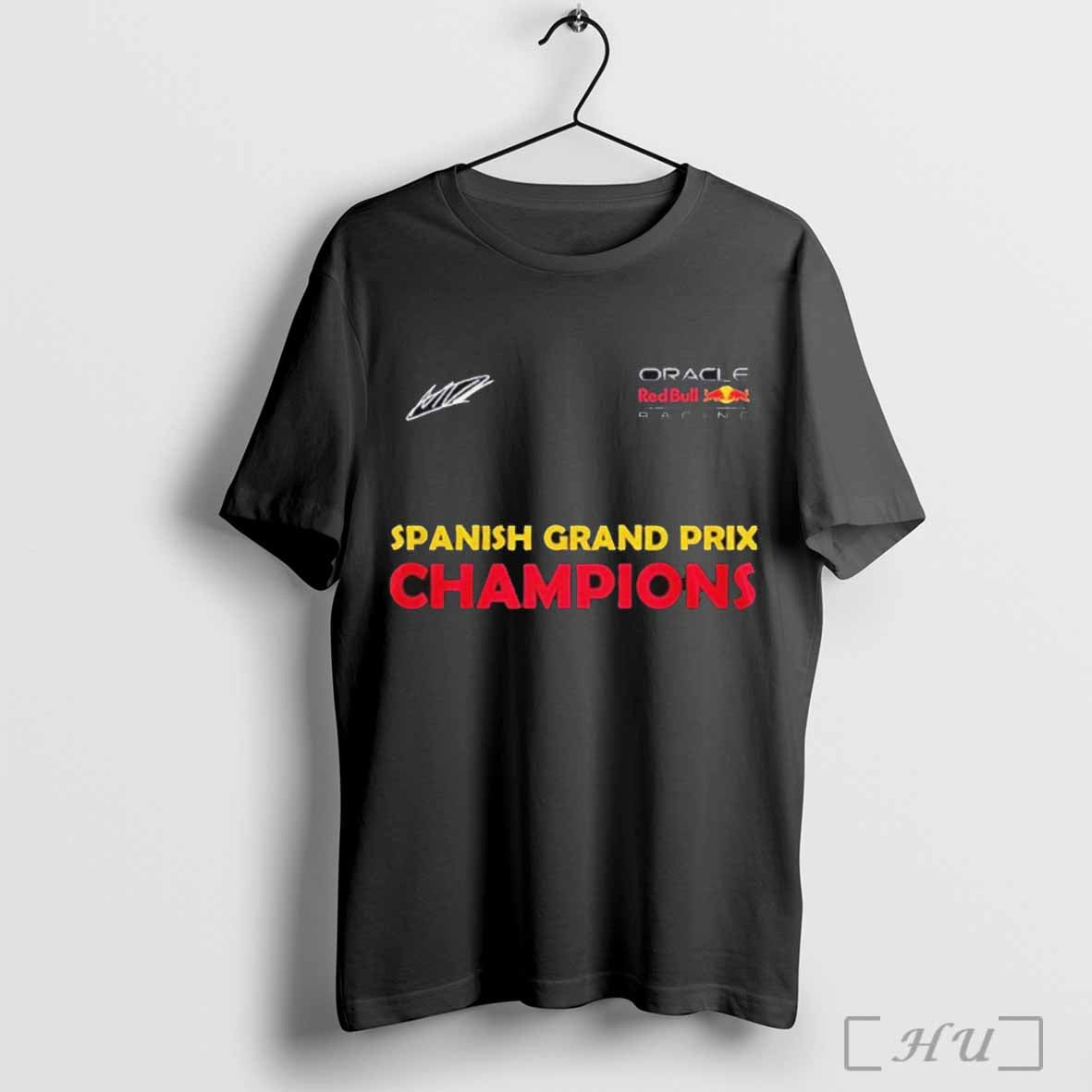 Red Bull Racing Verstappen Spanish Grand Prix Champions Shirt
