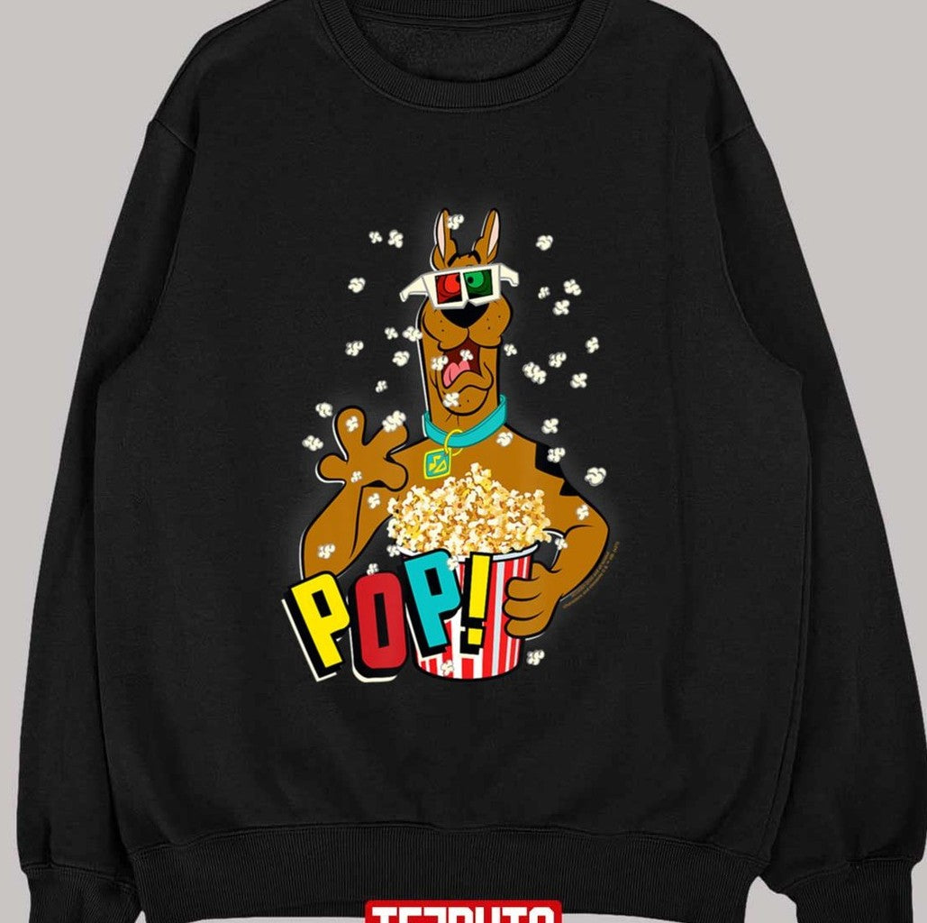 3d Popcorn Pop Scooby Doo Unisex T-Shirt