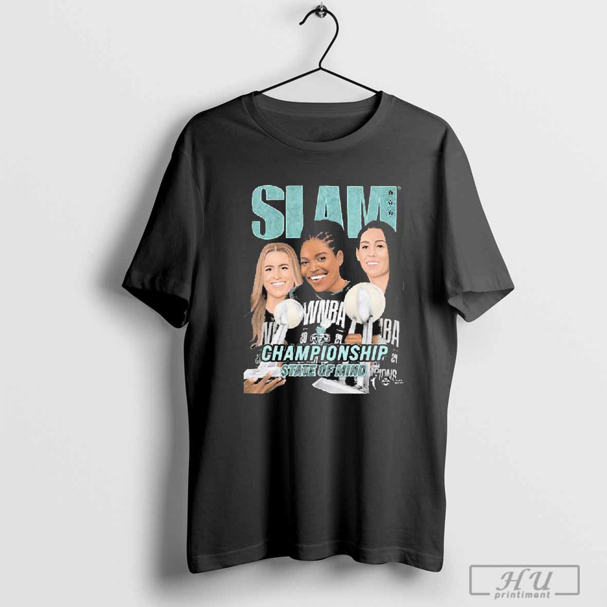 SLAM 253 x Playa Society Cover Championship State Of Mind New York Liberty WNBA 2024 T-shirt