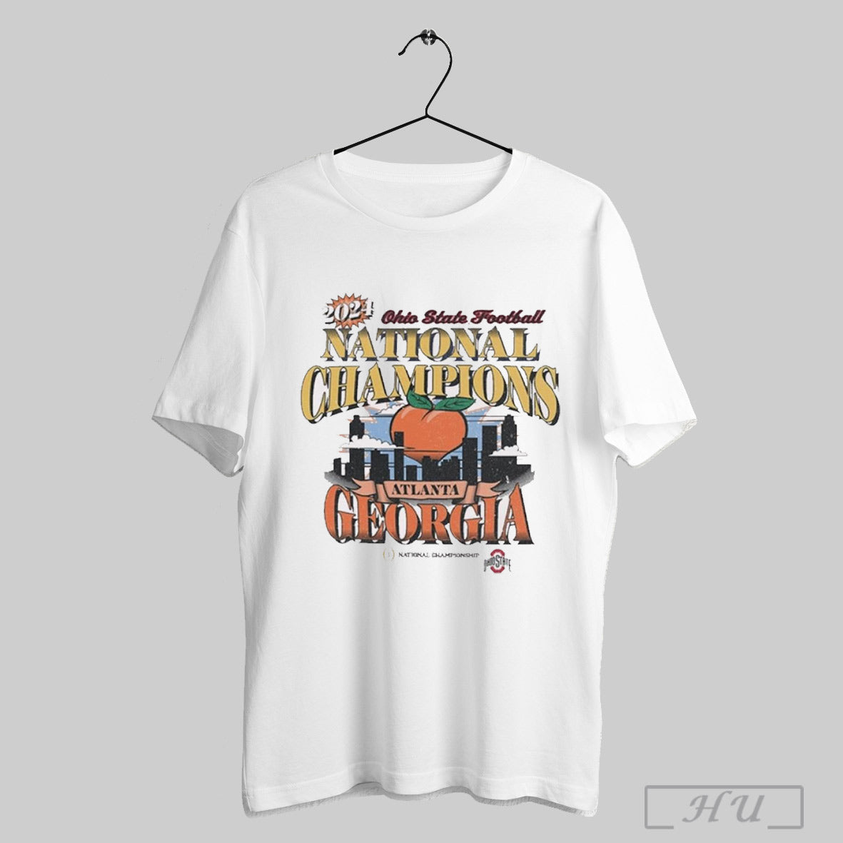 Ohio State Buckeyes 2024 National Champions Atlanta Georgia Cfp National Championship T Shirt Sweatshirt Hoodies Poster