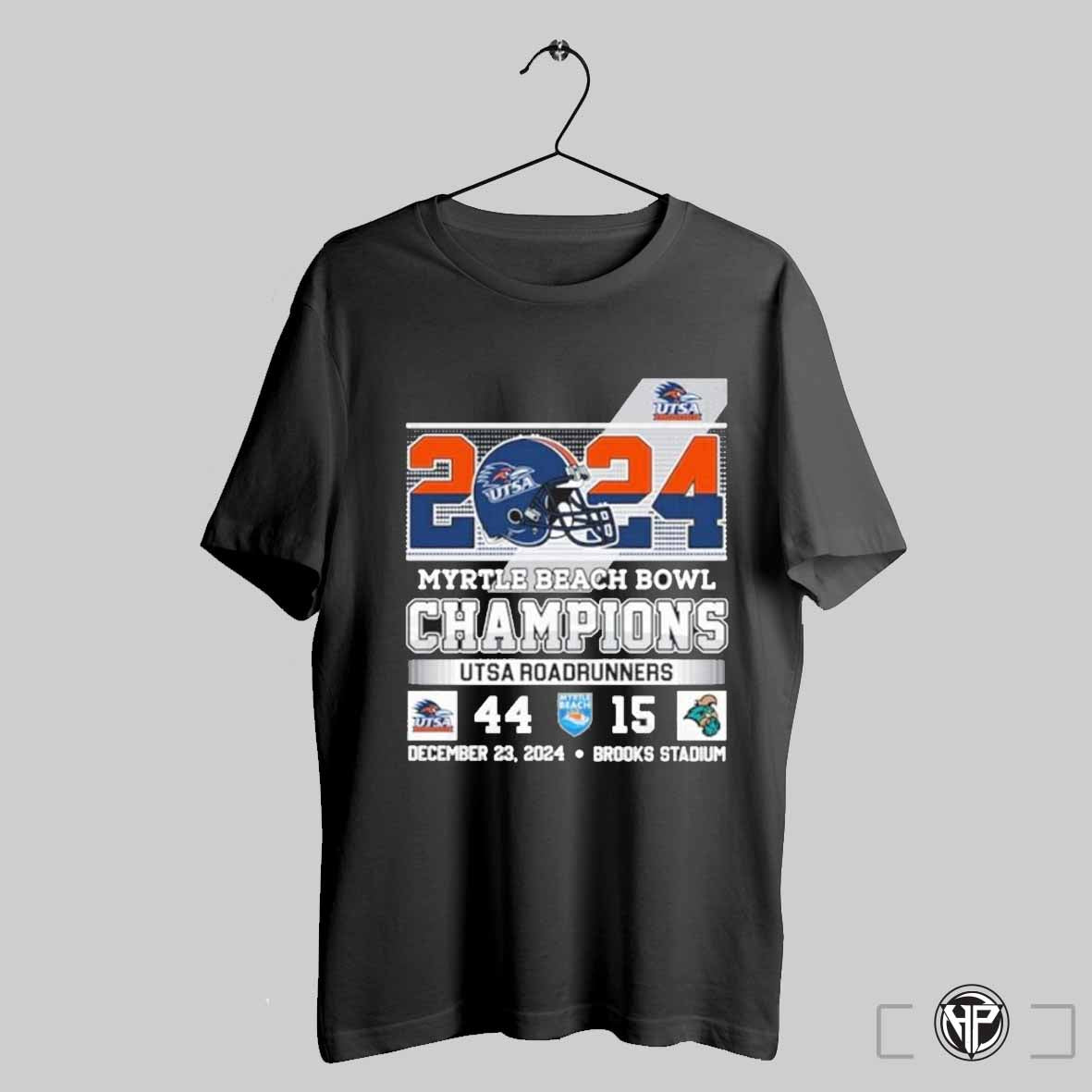 2024 Myrtle Beach Bowl Champions Utsa Roadrunners 2024 T Shirt Trendy Sweatshirt