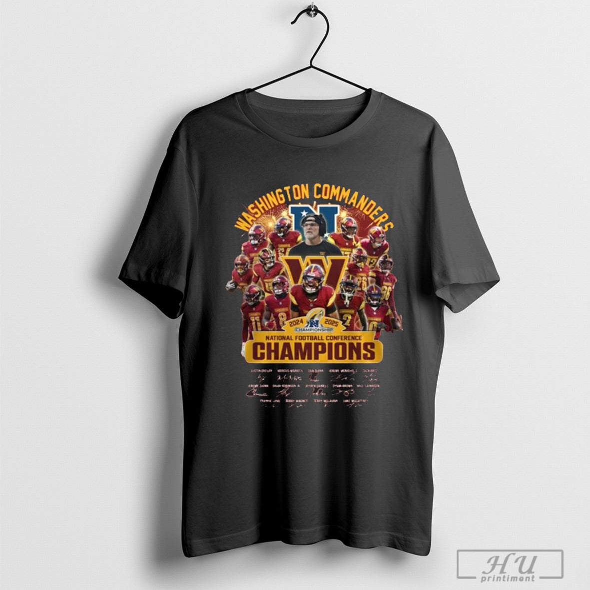 2024 2025 Nfc Champions Washington Commanders T Shirt Sweatshirt Posters