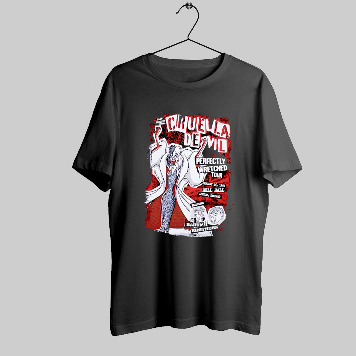 101 Dalmatians Cruella Tour Shirt