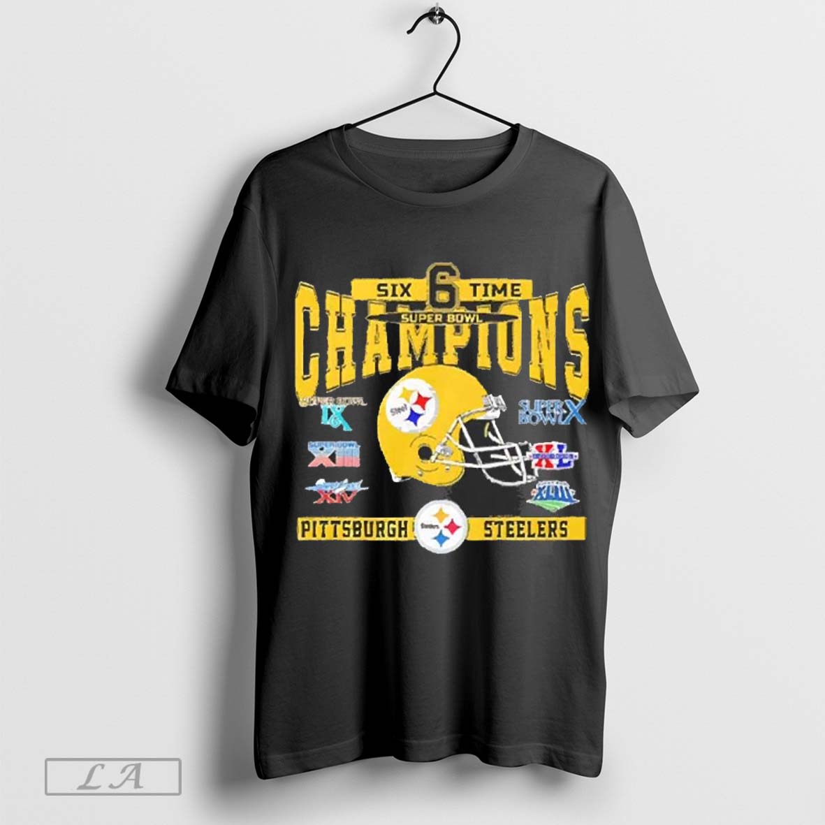 Premium Six Time Super Bowl Champions Pittsburgh Steelers 2024 T Shirt
