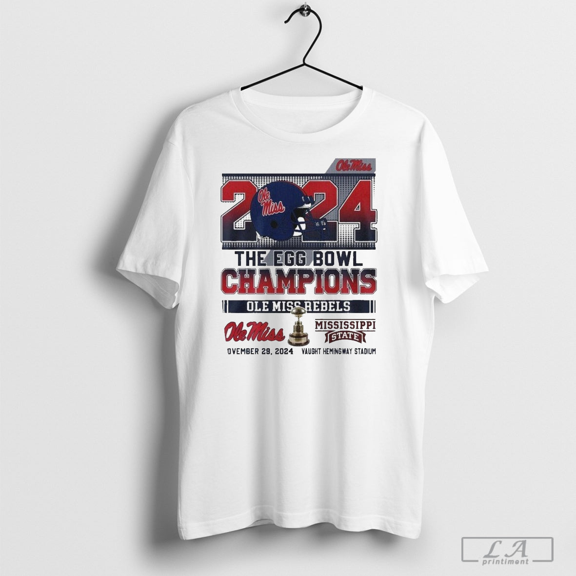 Ole Miss Rebels 2024 The Egg Bowl Champions Shirt