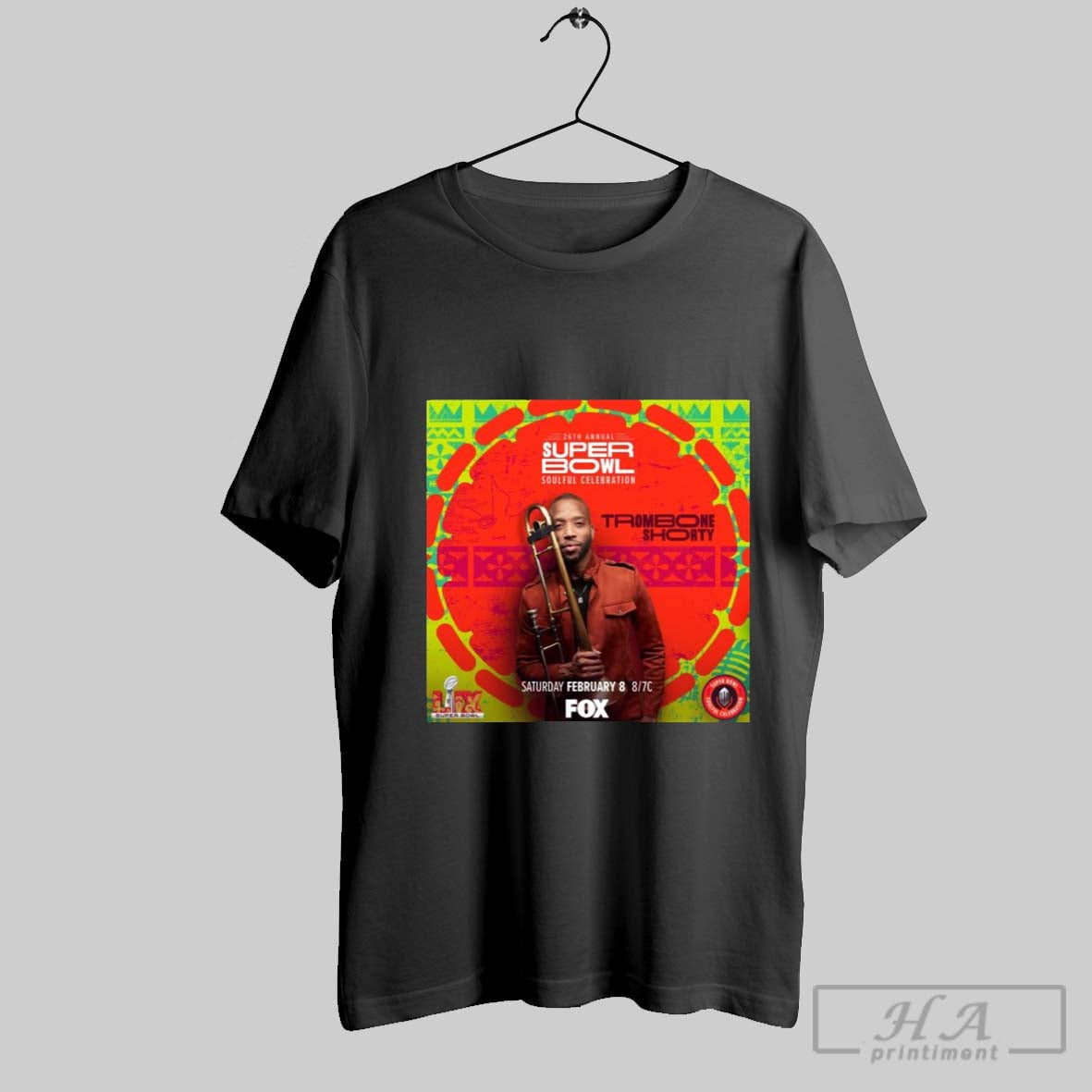26th Annual Super Bowl Football Soulful Celebration Trombone Shorty Saturday February 8 T Shirt