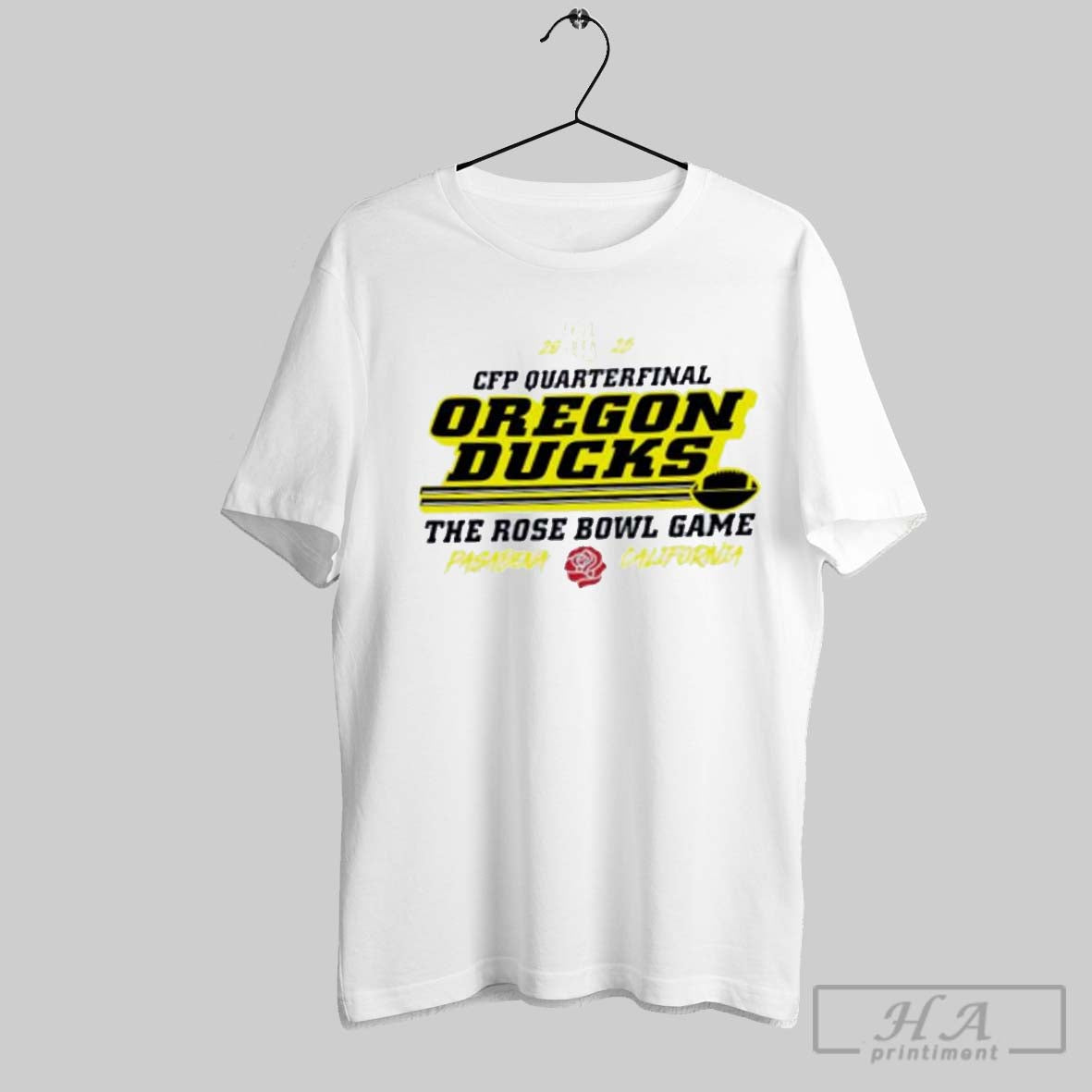 2024 Cfp Quarterfinal Oregon Ducks The Rose Bowl Game Pasadena Vs California Shirt
