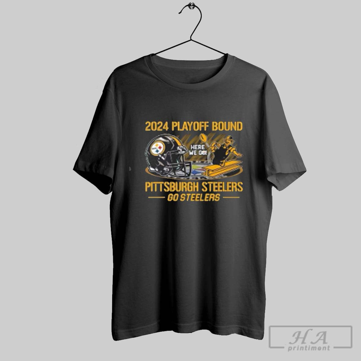 2024 Playoff Bound Pittsburgh Steelers Go Steelers T Shirt