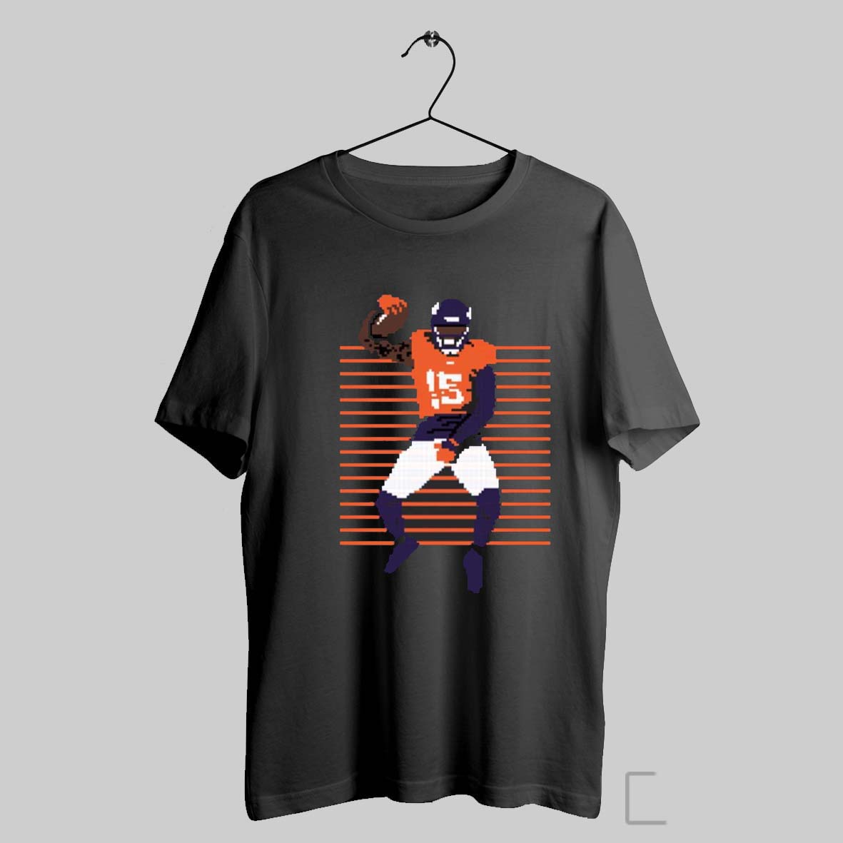 16 Bit Jump Grab Nik Bonitto Denver Broncos Nfl Football T Shirt