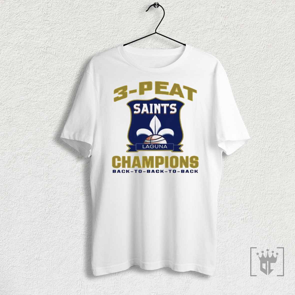 Saints 3 Peat Champions Back To Back To Back T Shirts