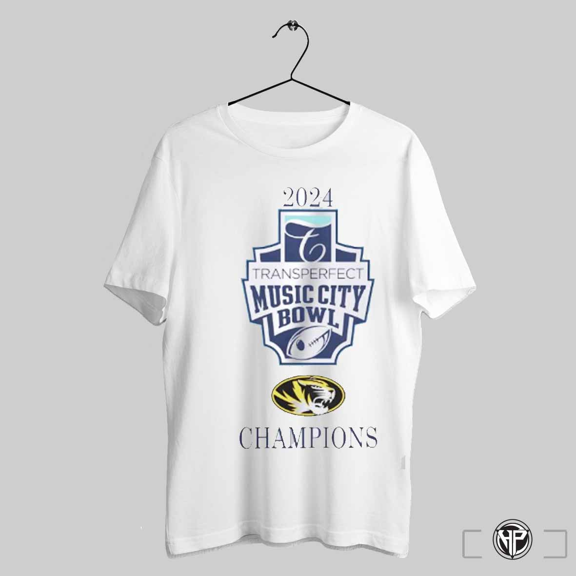 2024 Music City Bowl Missouri Tigers Champions Shirt Trending Sweatshirt
