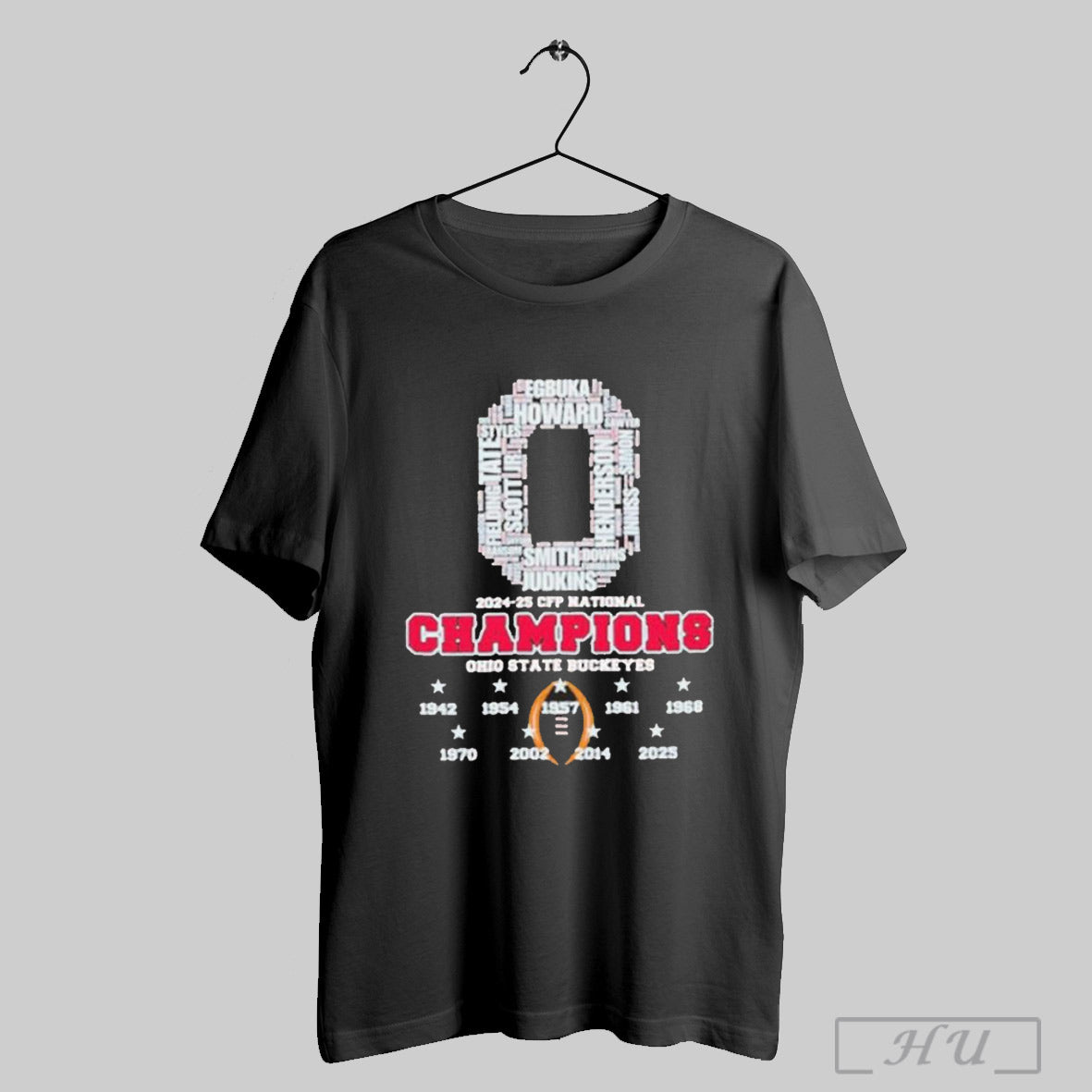 2024 25 Cfp National Champions Ohio State Buckeyes Shirt