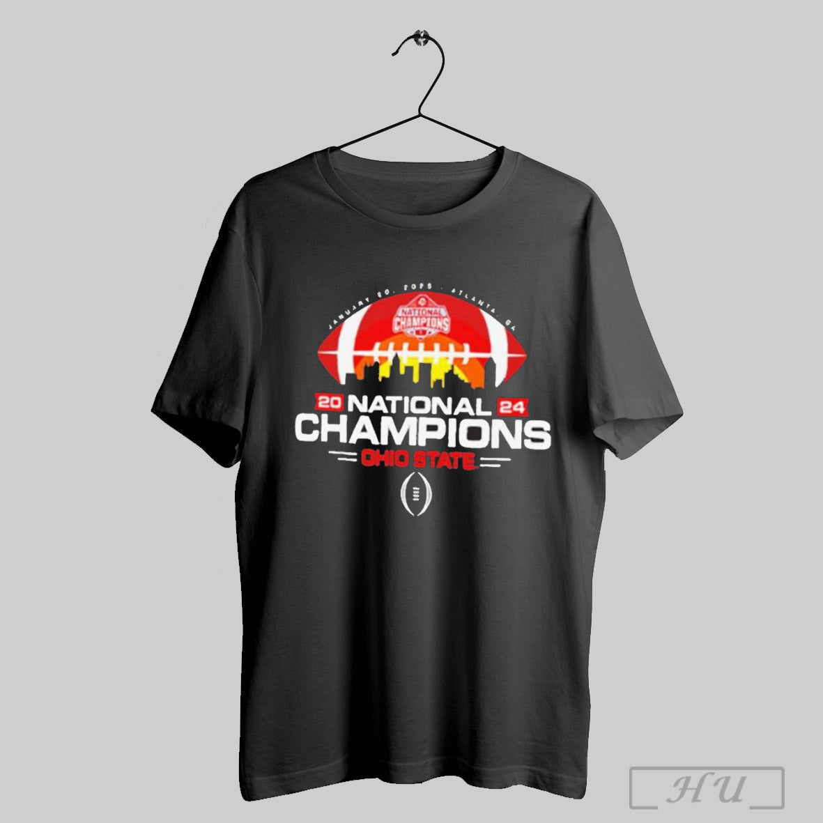 2024 Cfp National Champs Ohio State Buckeyes Skyline Shirt Sweatshirt Poster
