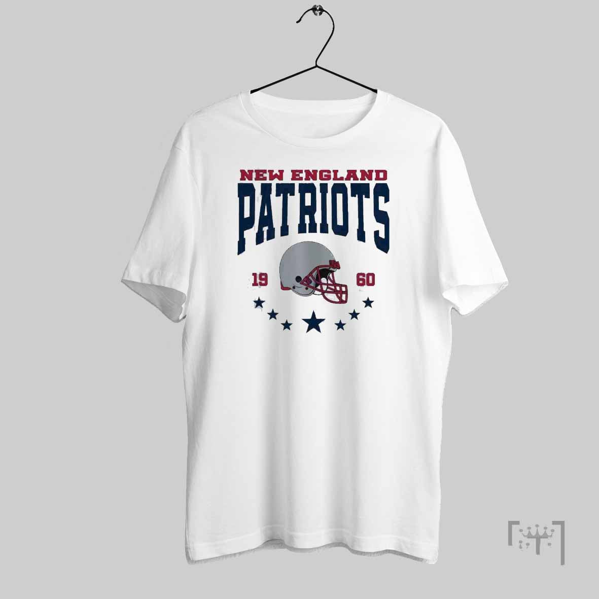 1960 New England Patriots Football Helmet T Shirt