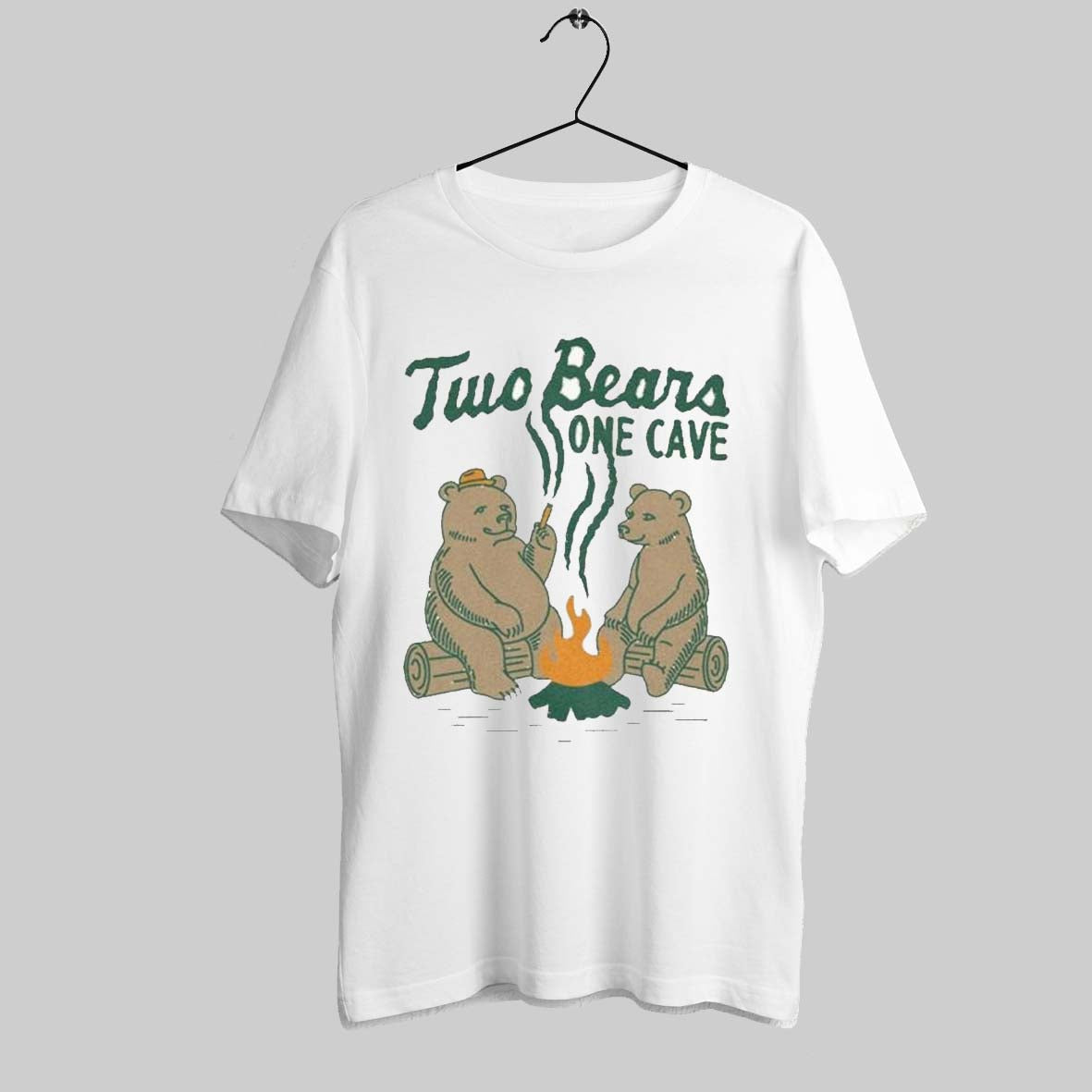 2 Bears 1 Campfire Cigarettes T Shirts
