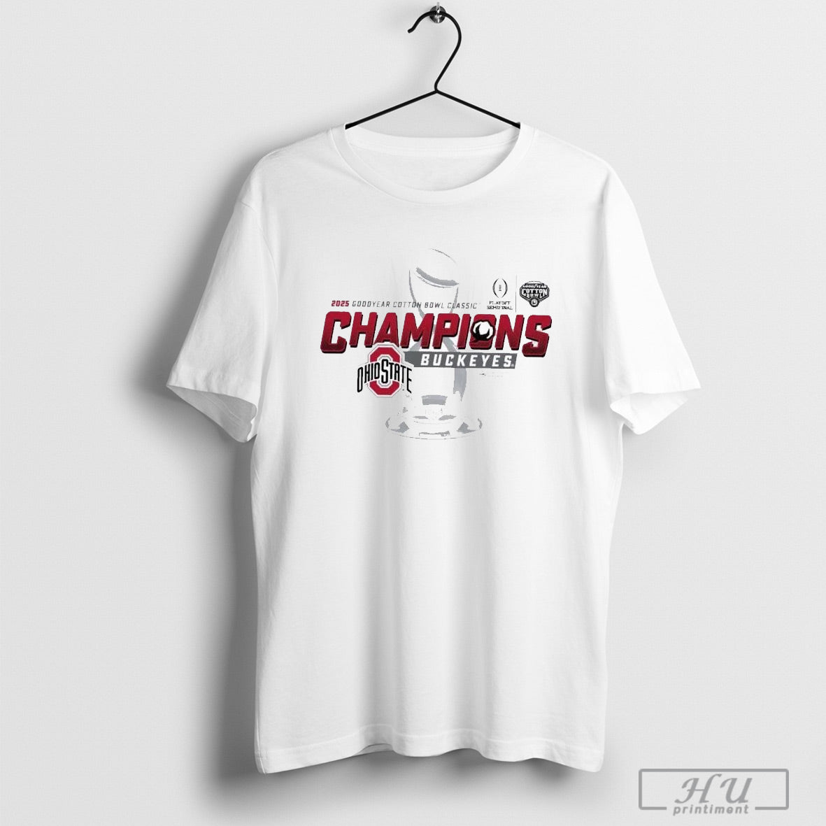 Ohio State Buckeyes Football 2025 Goodyear Cotton Bowl Classic Champions Official Unisex T Shirt