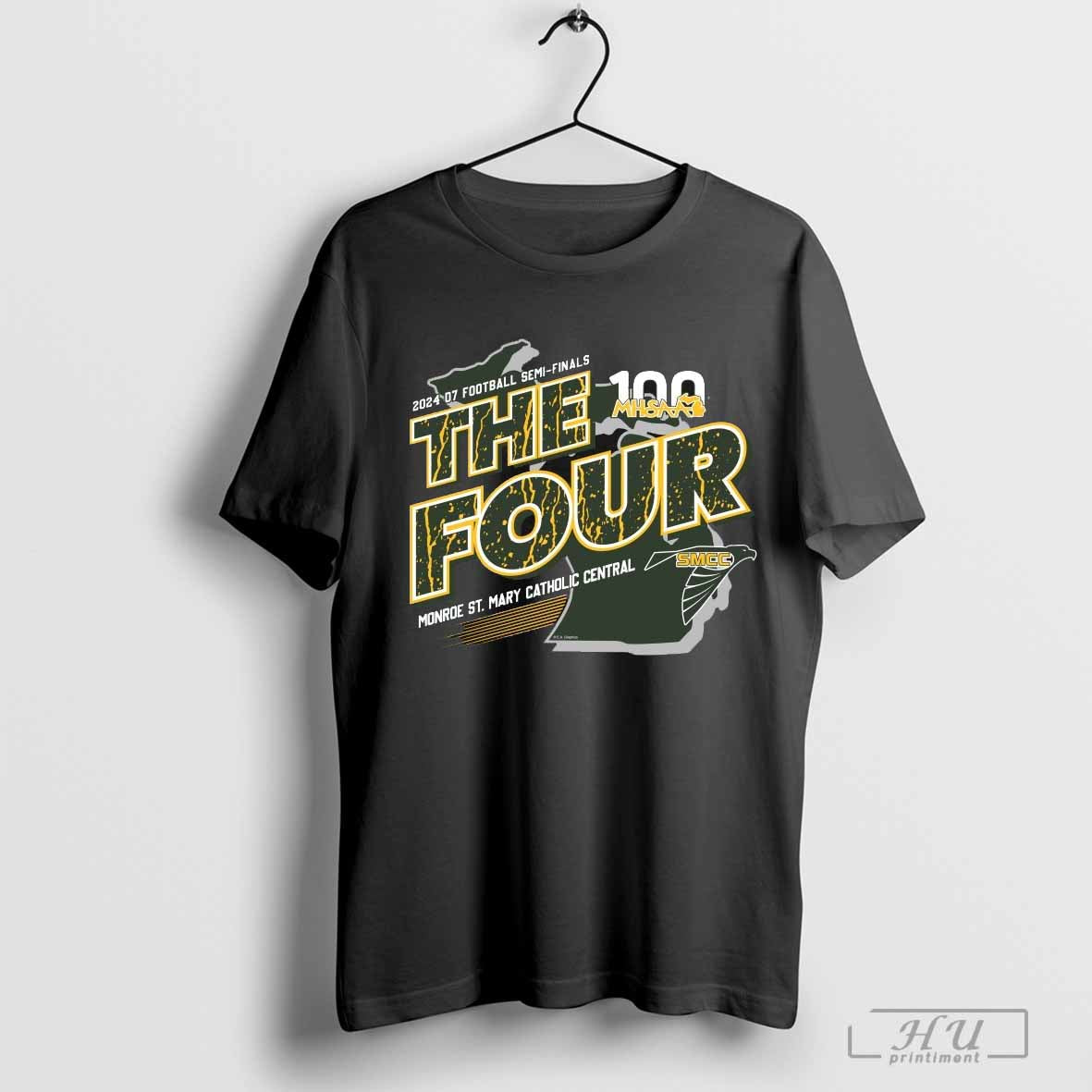 2024 MHSAA Football D7 The Four Monroe St. Mary Catholic T-Shirt