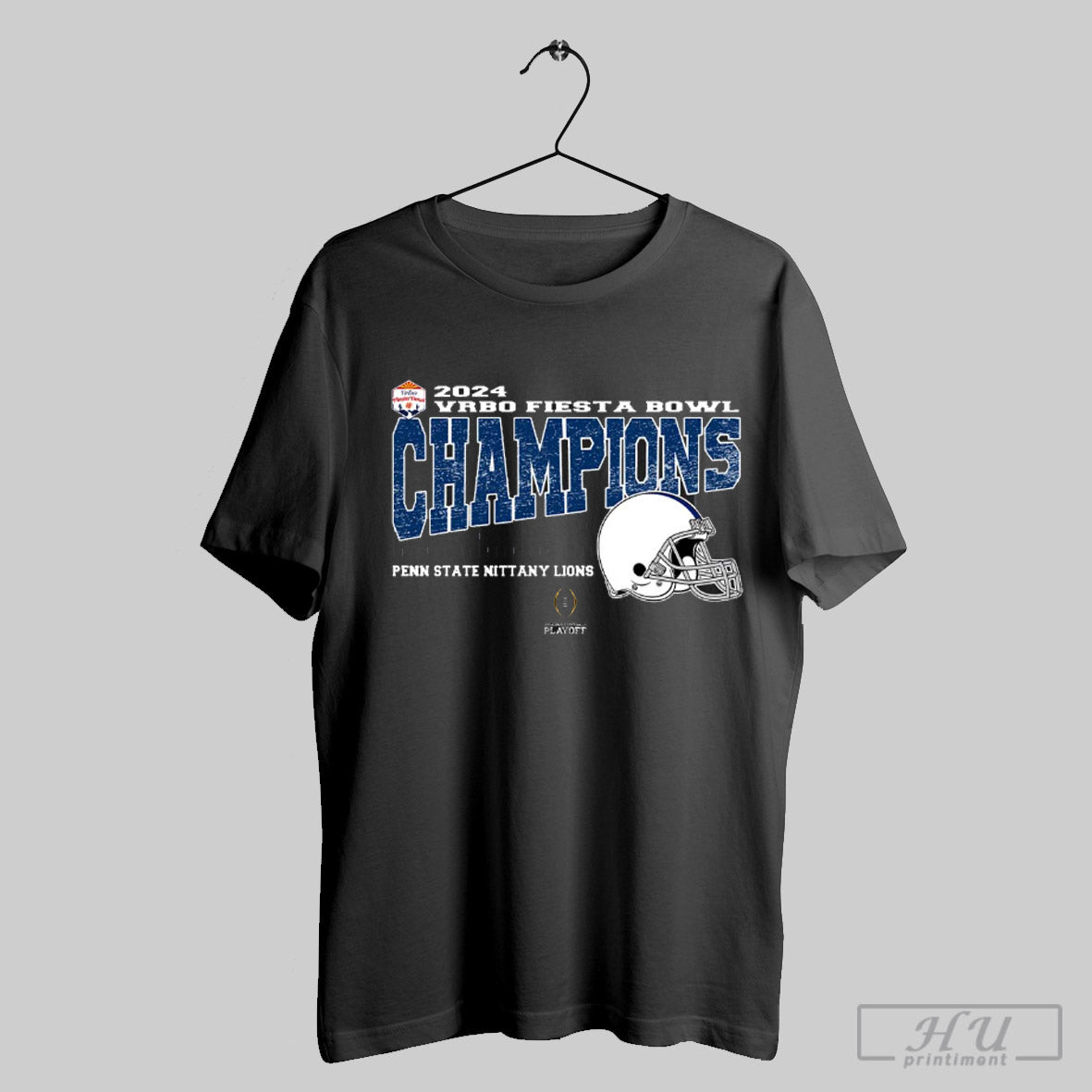 Penn State Nittany Lions 2024 Vrbo Fiesta Bowl Champions College Football Playoff Quarterfinal Vintage Helmet Unisex T Shirt