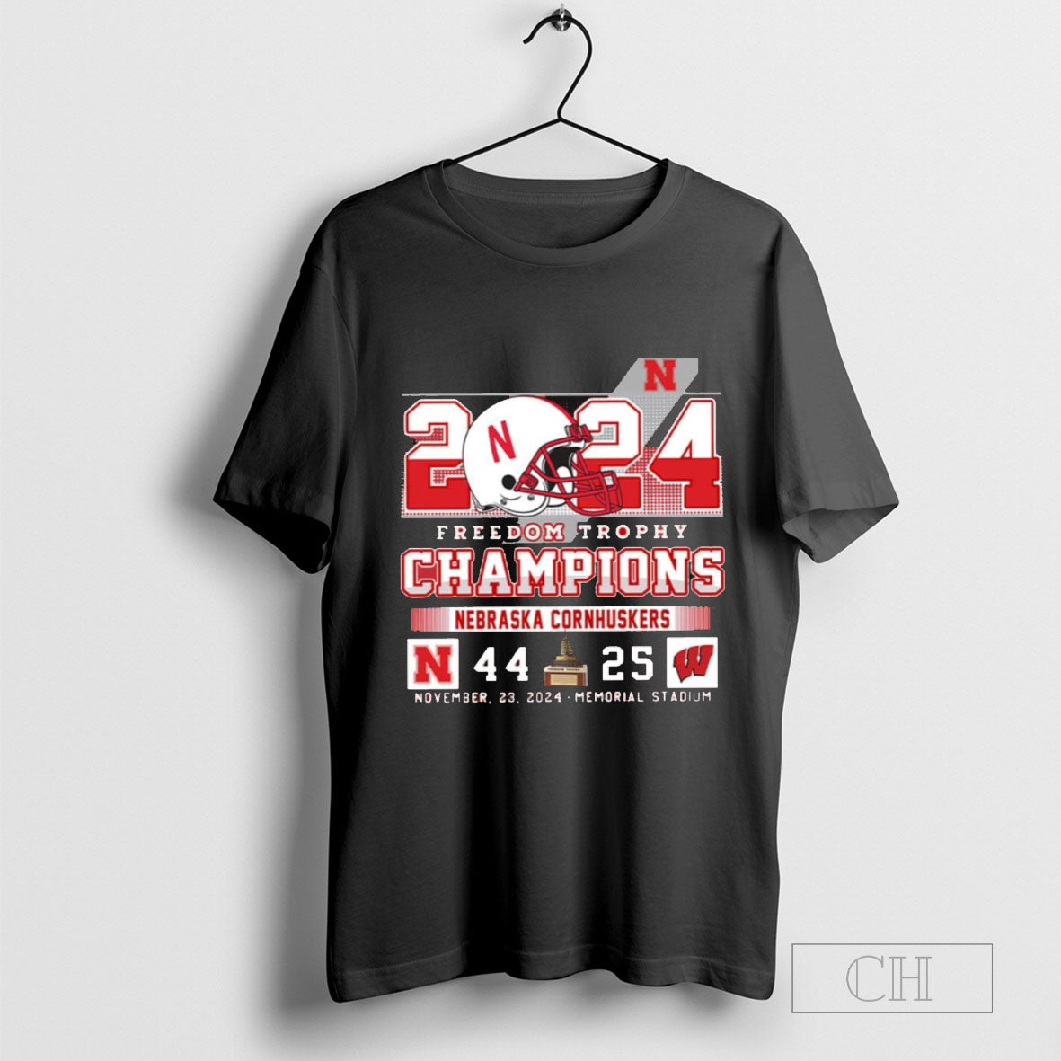 2024 Freedom Trophy Champions Nebraska 44-25 Wisconsin T-Shirt