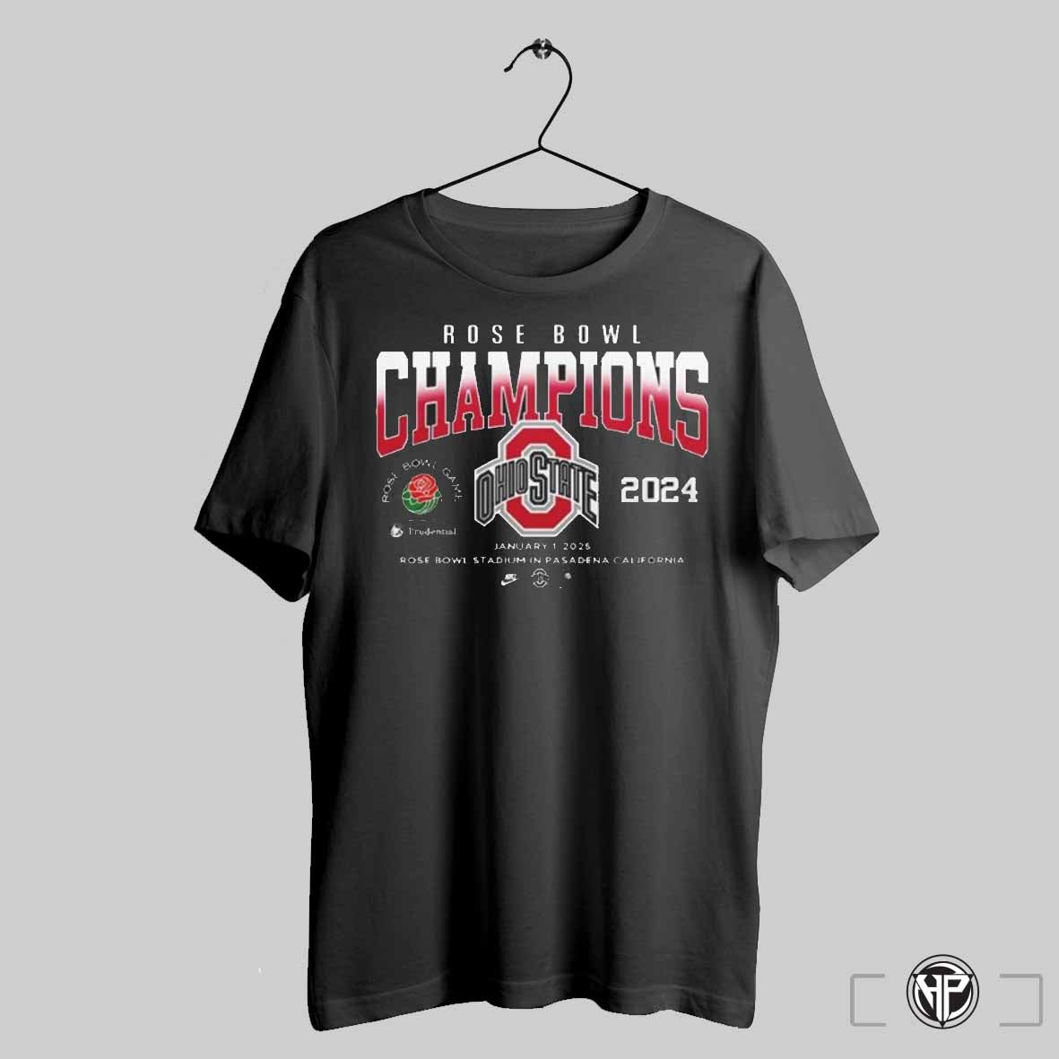 Ohio State Buckeyes Rose Bowl Champions Ncaa 2025 Rose Bowl Stadium In Pasadena California Logo Shirt Trendy Sweatshirt