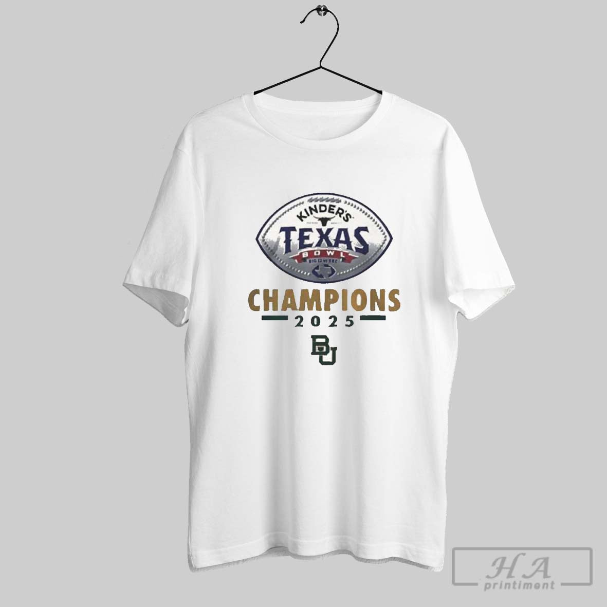 Official Texas Bowl Champions 2025 Baylor Bears T Shirt