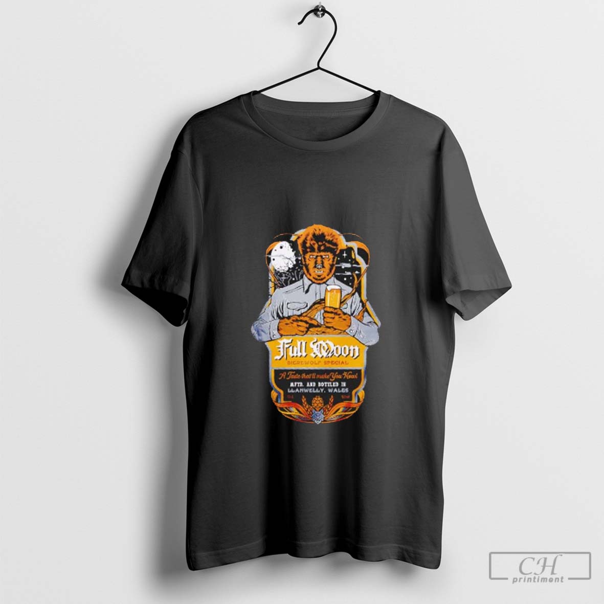 Wolfman beer full moon Halloween shirt, hoodie