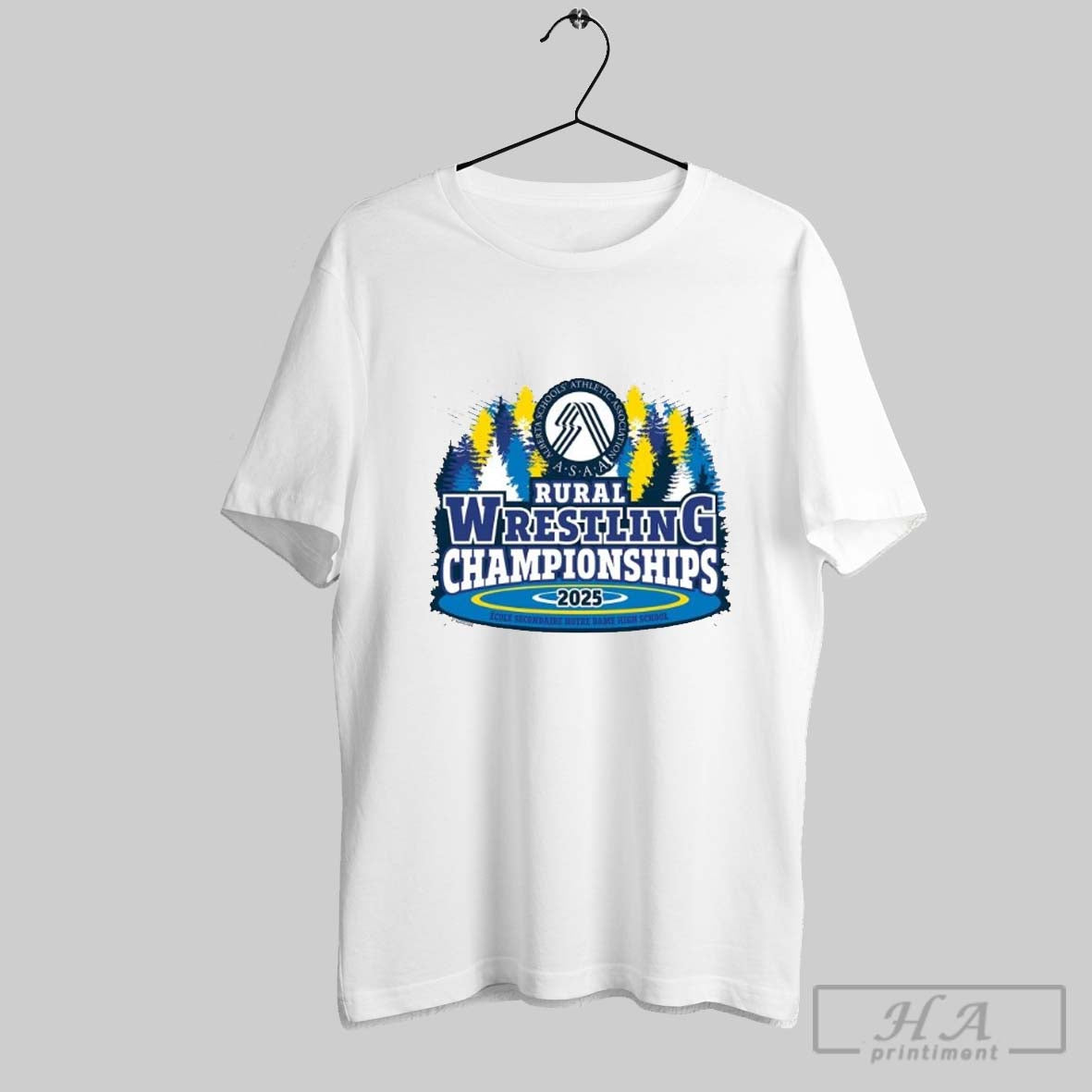 2025 Asaa High School Rural Wrestling Championship T Shirt