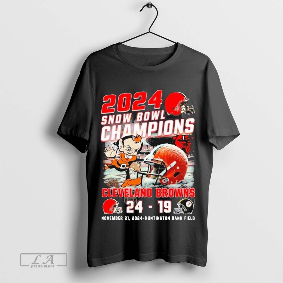 2024 Snow Bowl Champions Cleveland Browns T-Shirt
