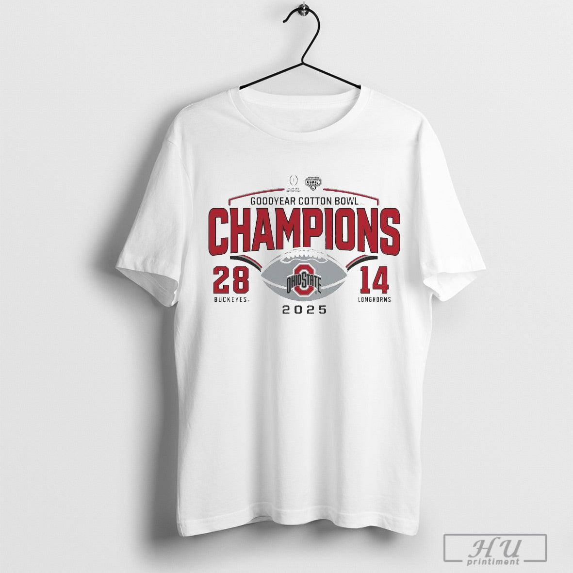Ohio State Buckeyes College Football Playoff 2025 Cotton Bowl Champions Huddle Up Shirt
