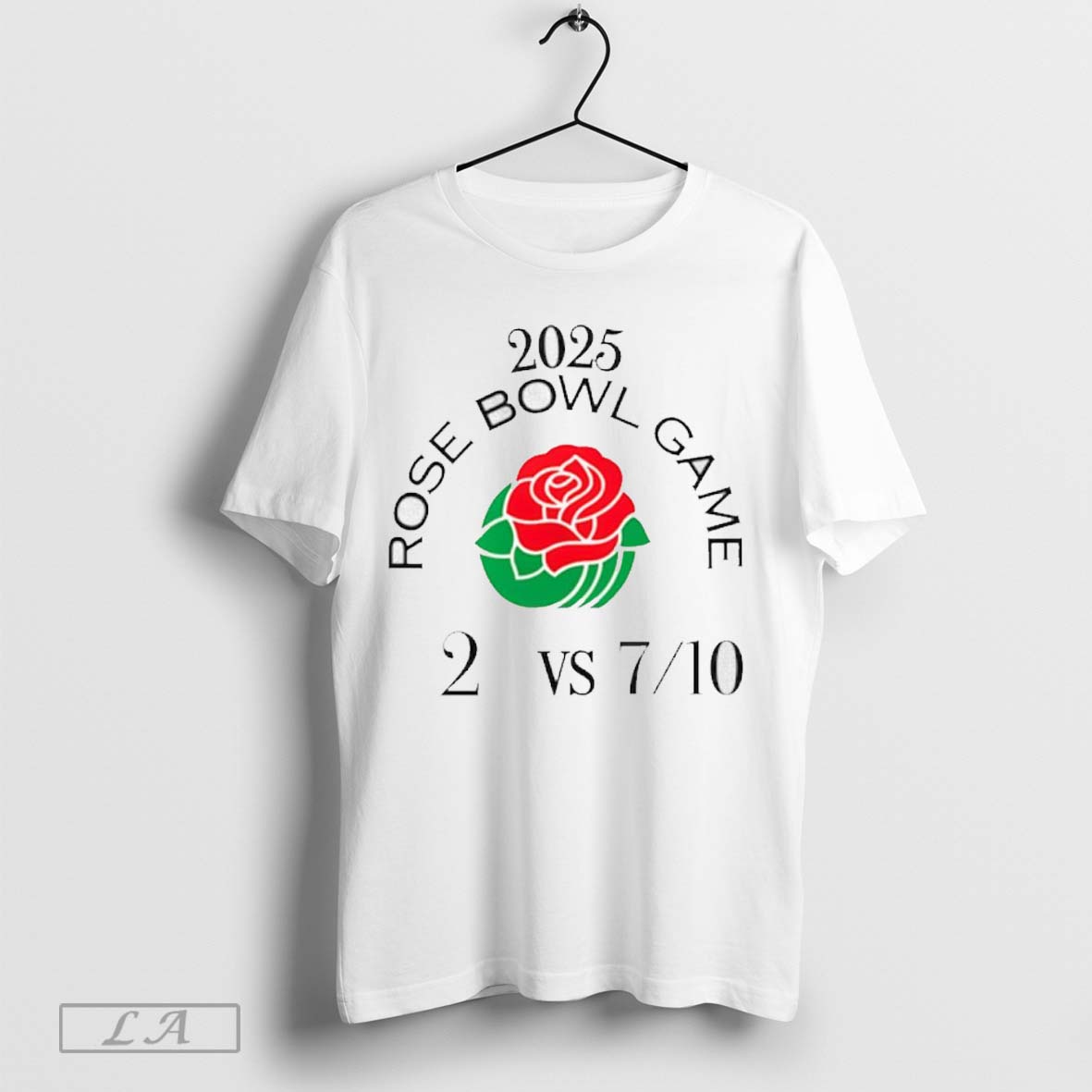 2025 Rose Bowl Game 2 Vs 7 10 T Shirt