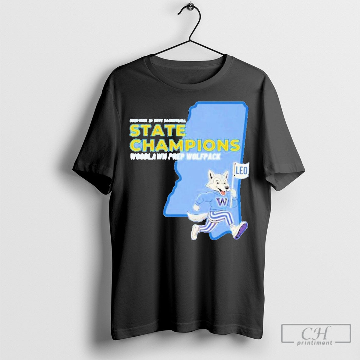 Official Woodlawn Prep Wolfpack 2024 2025 Mais 2a Boys Basketball State Champions Shirt