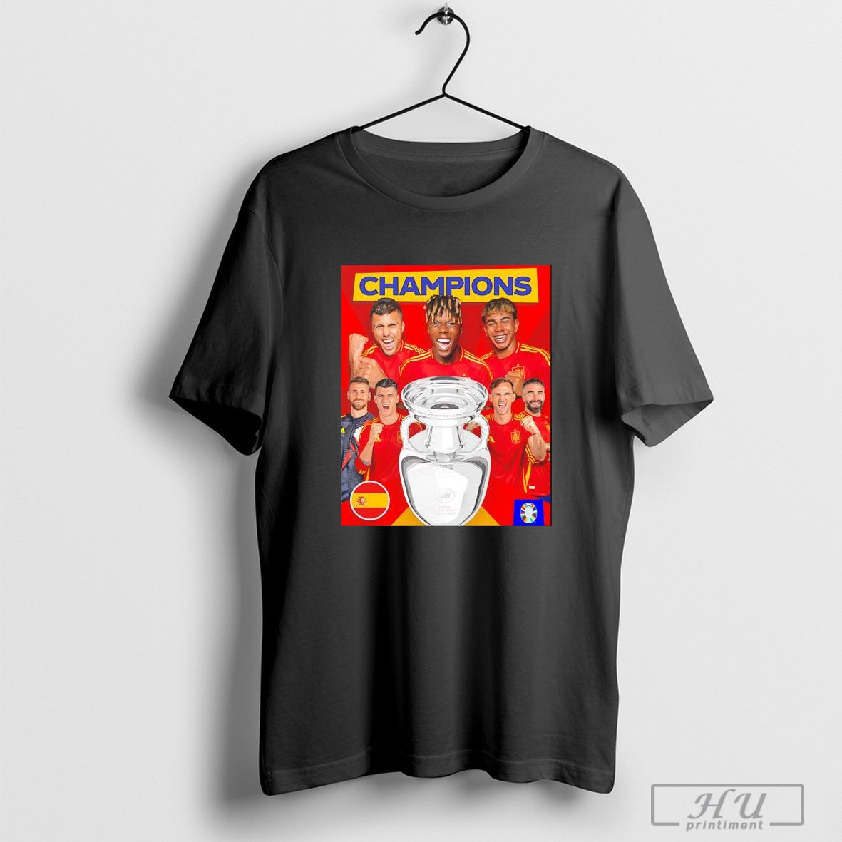 2024 Euro Champions Spain Trophy T-shirt