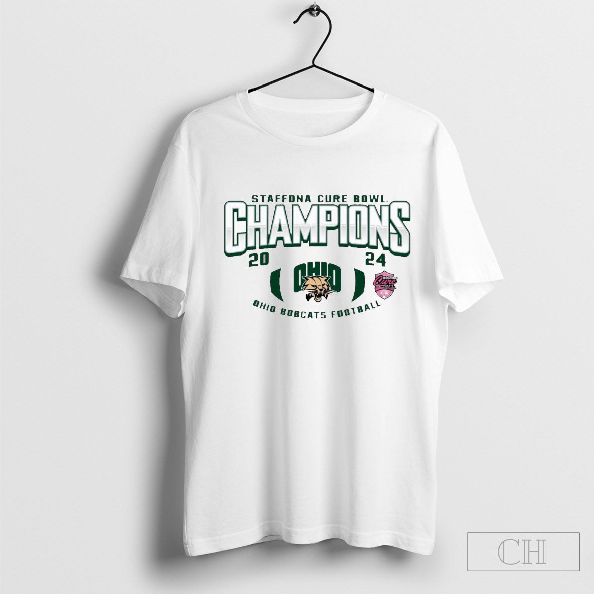 Ohio Bobcats 2024 Staffdna Cure Bowl Champions Football