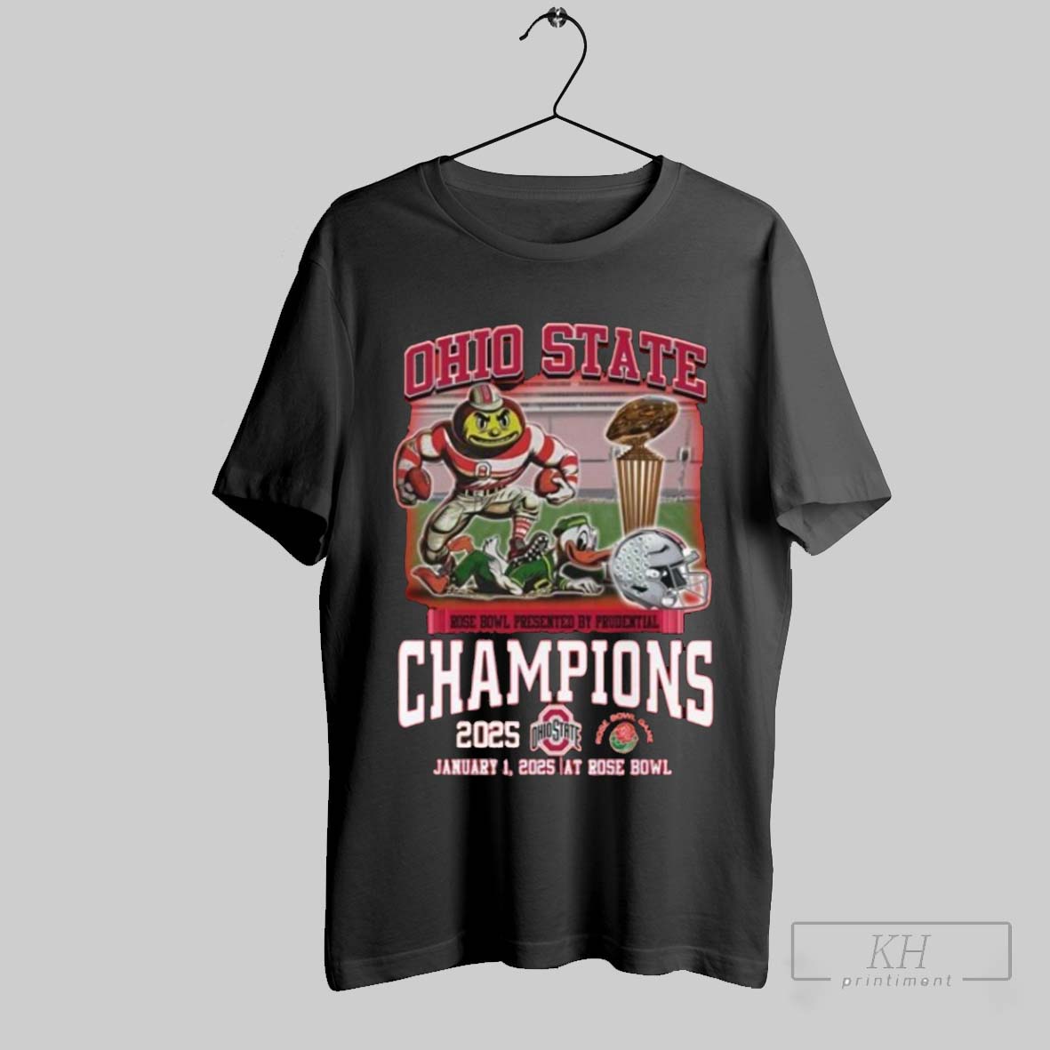 Ohio State Buckeyes Rose Bowl Champions 2025 Shirt