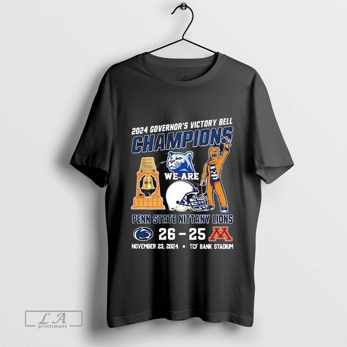 2024 Governor Victory Bell Champions Penn State Nittany Lions Shirt